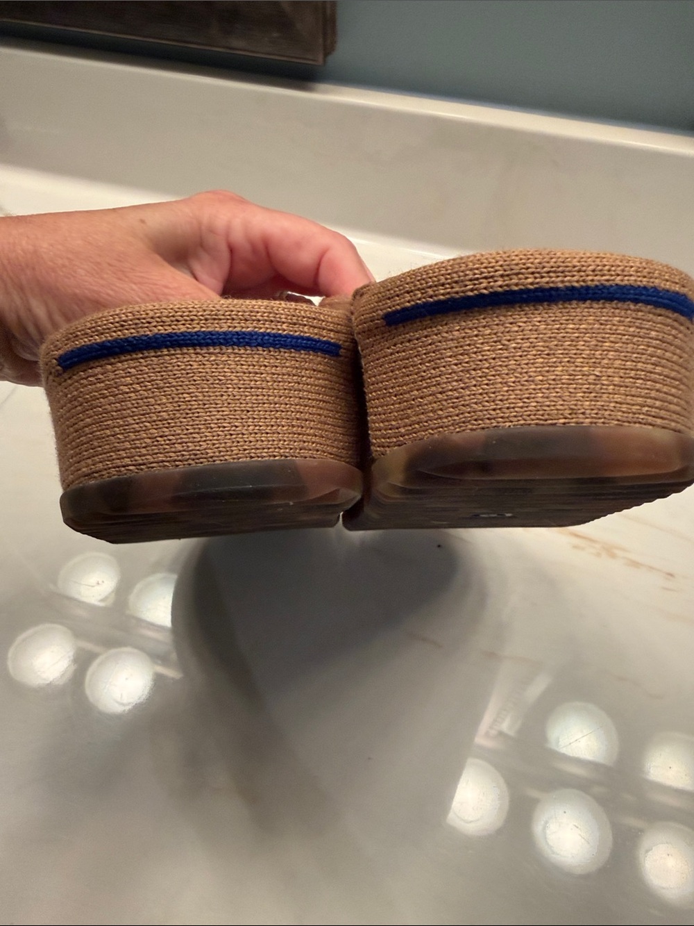 Rothy's Tan Knit Slip-On Flats - Picture 6 of 6